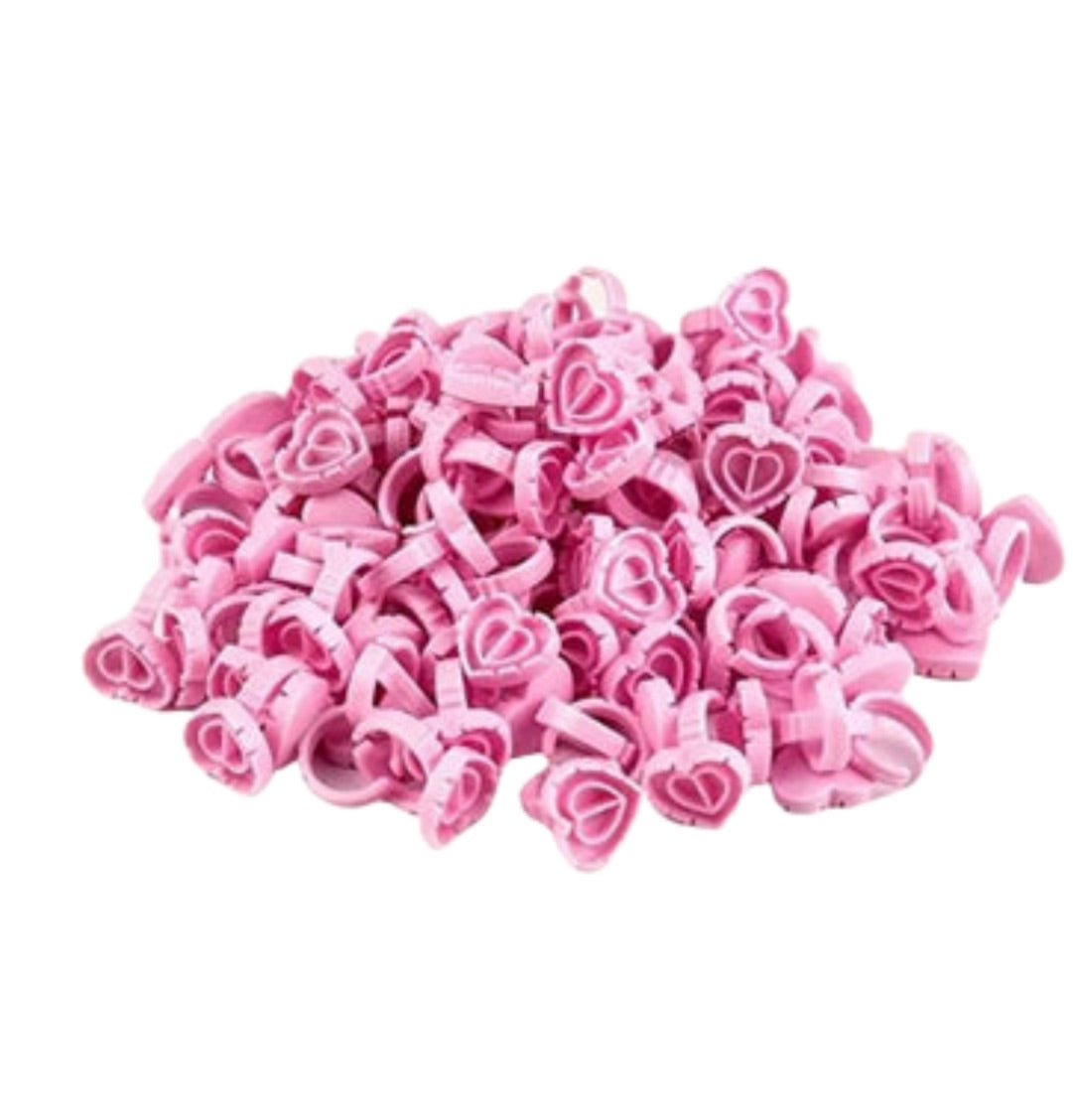 Heart Glue Rings