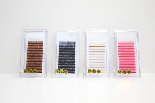 Colored Lash Trays